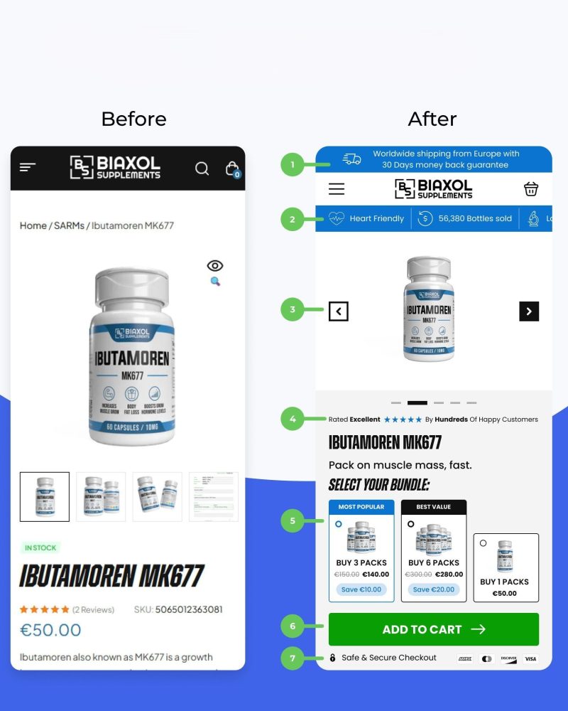 High Converting Shopify Landing Page, Product Page 6