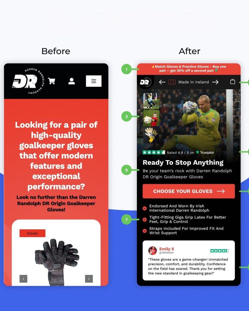 High Converting Shopify Landing Page, Product Page 7